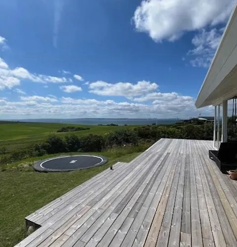 Summer House With Panoramic Views Of Aarhus Bay * Knebel